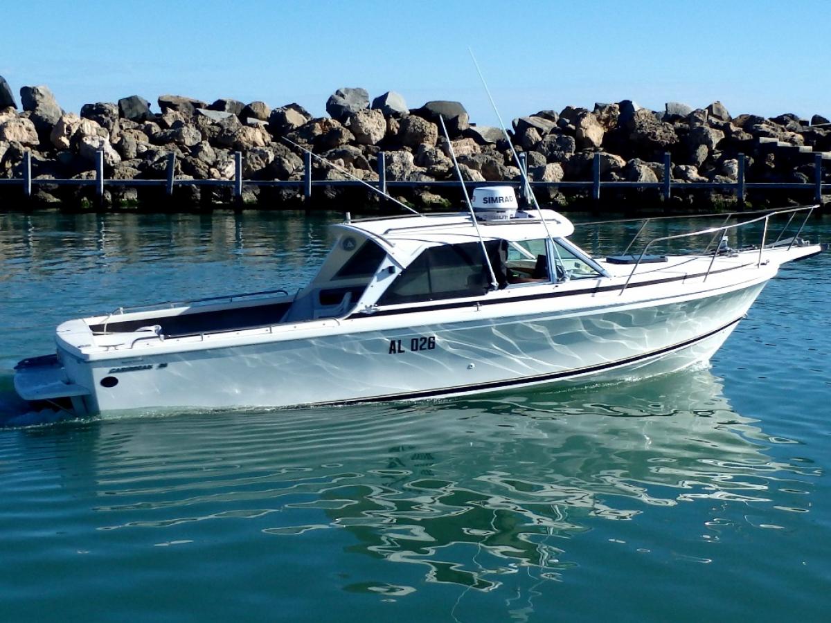Twin Mercruiser V6 Repower with Bravo 3 Drives fitted to Caribbean 26 Hardtop
