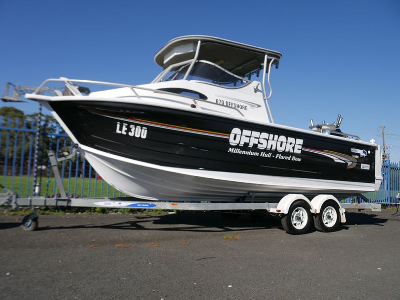 Quintrex 670 Offshore Hard Top Cabin Boat